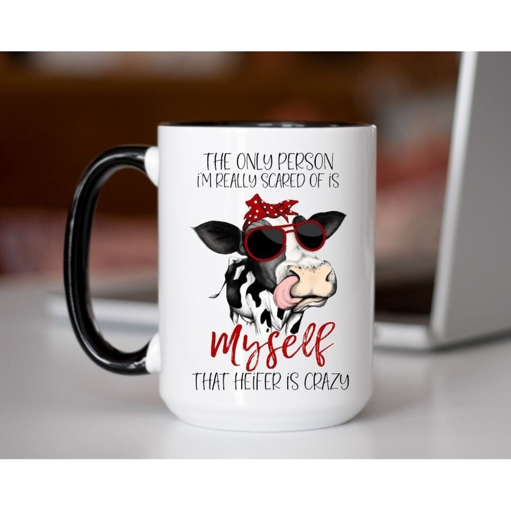 The Only Person I'm Really‎ Scared Of Coffee Mugs, Sarcastic Funny Mug
